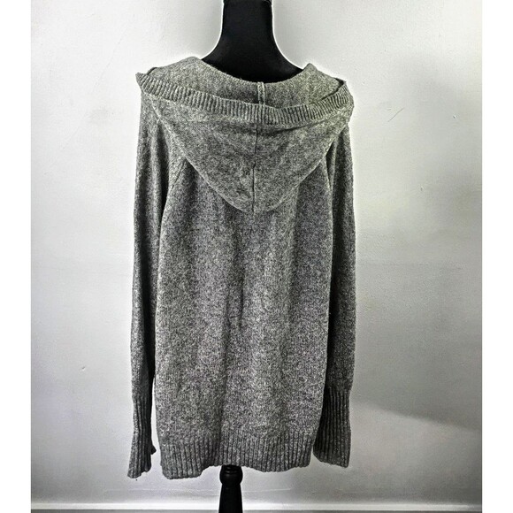 Torrid Grey Argyle Hoodie Size 1X Camo Lace Up Pullover Lightweight Athleisure - Picture 11 of 16
